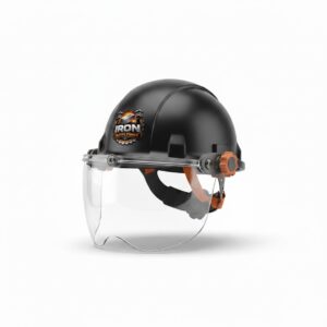 Hard Hat with Integrated Face Shield