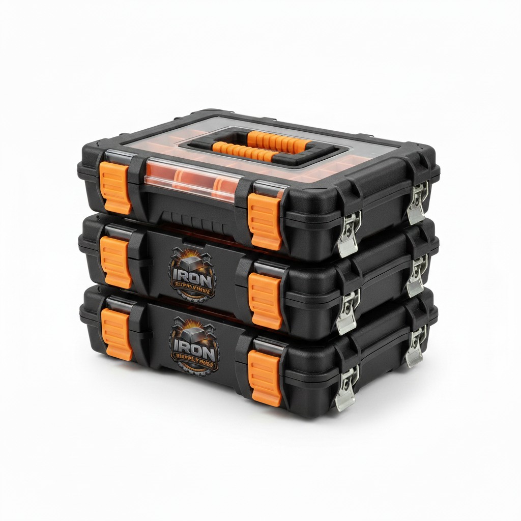 Stackable Small-Parts Case Set