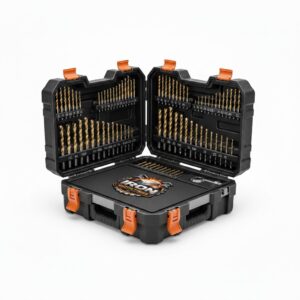Titanium-Coated HSS Drill Bit Set (230pc)