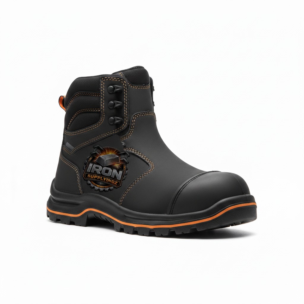Steel-Toe Work Boot (Slip Resistant)